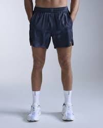 2XU Mens Aero 5" Run Short (Midnight Marble/Silver Reflective)