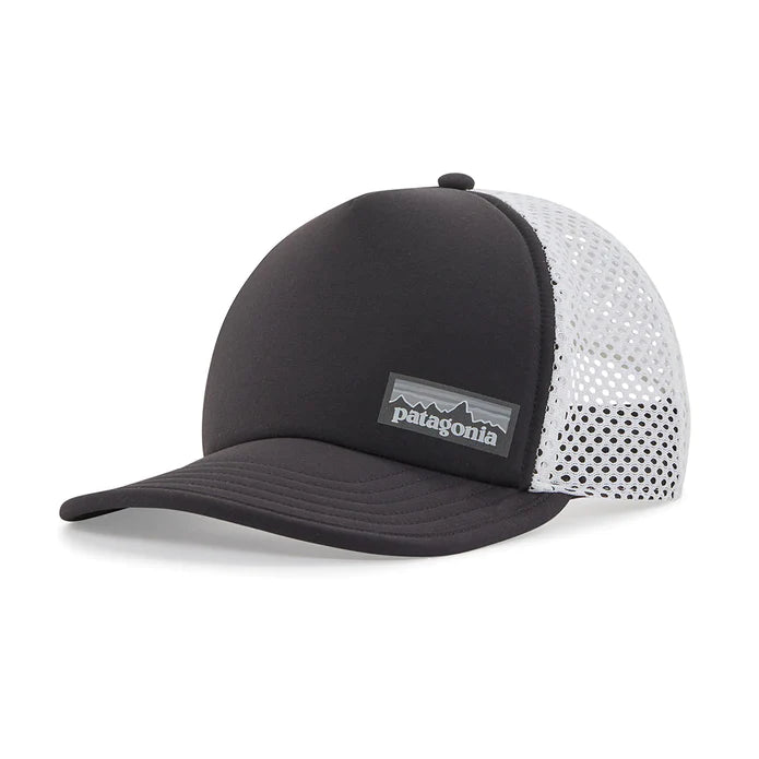 Patagonia Unisex Duck Bill Trucker Run Cap (Black/White)