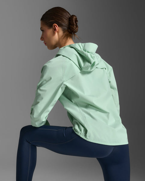 2XU Women’s Ignition Shield WP Jacket (Digital Mint/Digital Mint Reflective)