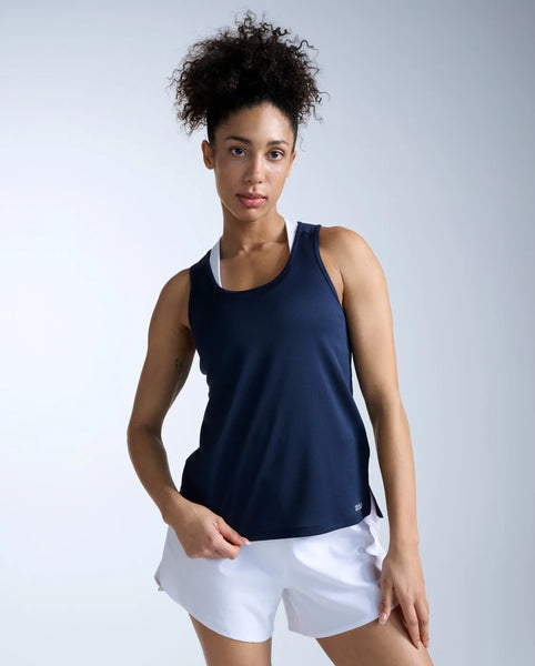 2XU Womens Aero Singlet (Midnight/Silver Reflective)