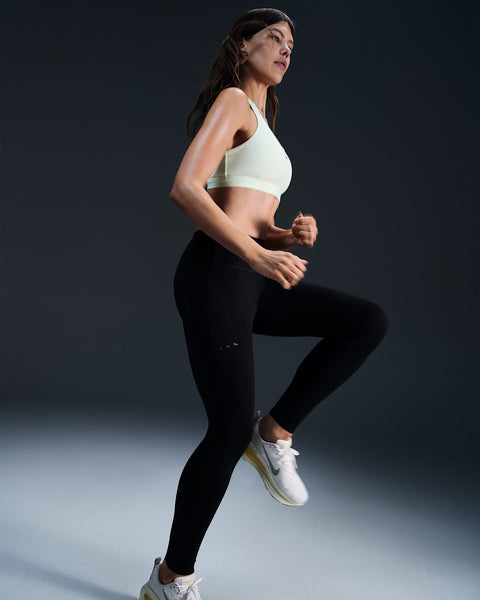 Nike Women's Swift High-Waist 7/8 Run Tight w Pockets (Black)