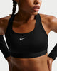 Nike Women's Swift  High-Support Lightly Lined Sports Bra (Black)