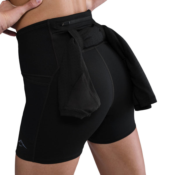 Nike Womens Dri-Fit Trail 4'' Trail Tight Short (Black)