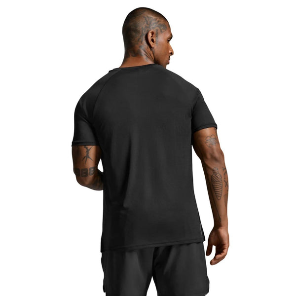2XU Mens Aero Mesh Tee (Black/Silver Reflective)