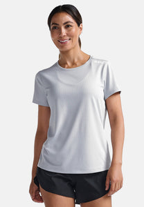 2XU Womens Aero Tee (Harbor Mist/White Reflective)