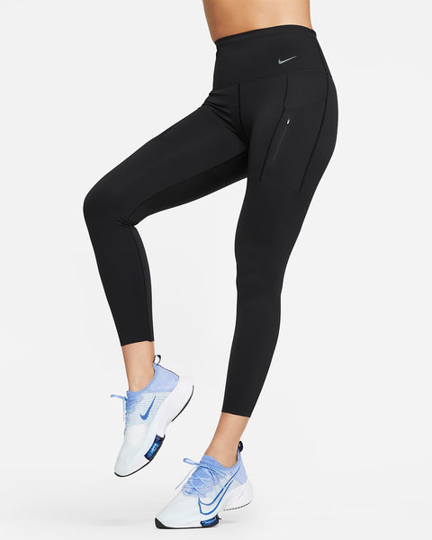 Nike Womens Dri-Fit Go Firm Hi-Rise 7/8 Tight (Black)
