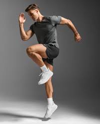 2XU Mens Aero Mesh Tee (Jupiter/Black Reflective)