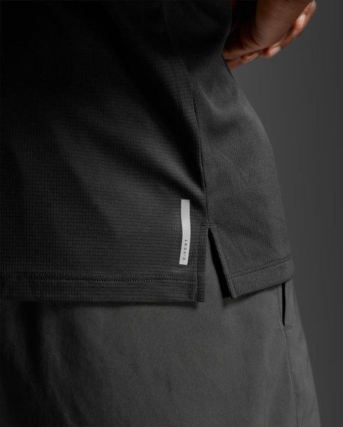 2XU Mens Aero Mesh Tank (Black)