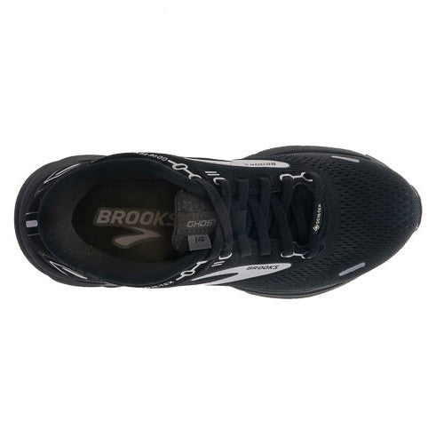 Brooks Womens Ghost 14 GTX (B) (Black/Silver)
