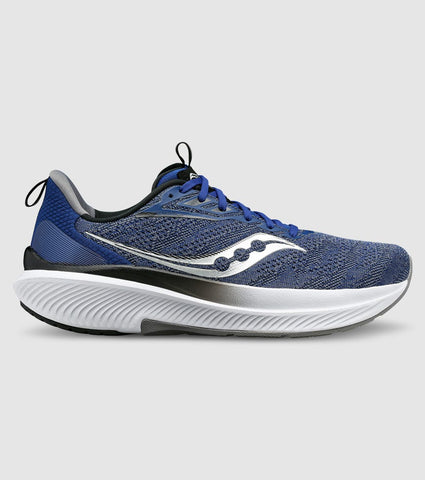 Saucony Mens Echelon 9 (2E) (Indigo/Black/Bleu/Noir)