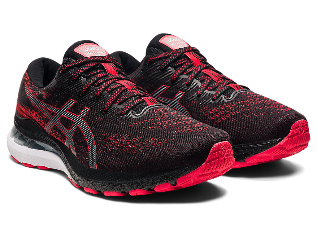 Asics black and red clearance