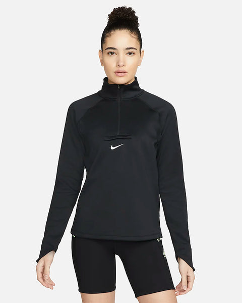 Nike Dri-FIT Women’s Trail Running Midlayer (Black/Dark Smoke Grey/White)