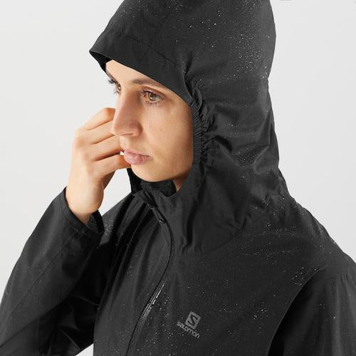 Salomon W Lightning Waterproof Jacket Black