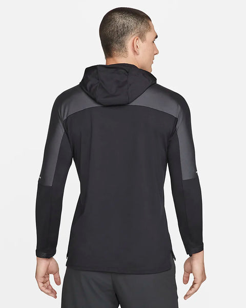 Nike Dri-FIT Trail Running Hoodie (Black/Dark Smoke Grey/White)