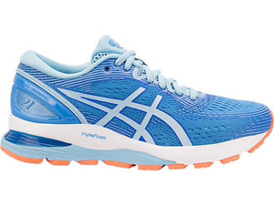 Asics Womens Gel-Nimbus 21 (Blue Coast/Skylight) – The Happy Runner