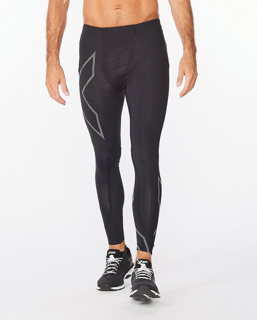 2XU Mens Light Speed MCS Dash Compression Tights (Black/Nero