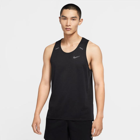 Nike Mens Dri-Fit Rise 365 Running Tank (Black)