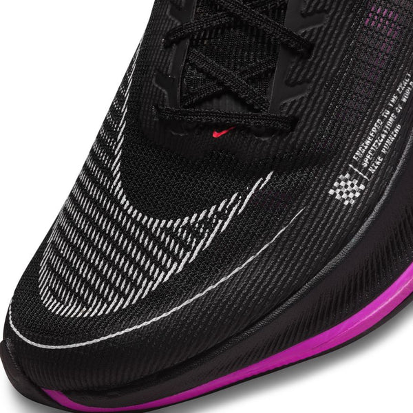 Nike Mens Zoom X Vaporfly Next % 2 (Black/Flash Crimson)