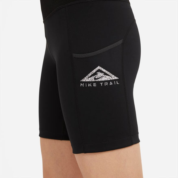 Nike W Epic Luxe Trail Running Short (Black/Reflective Silver)