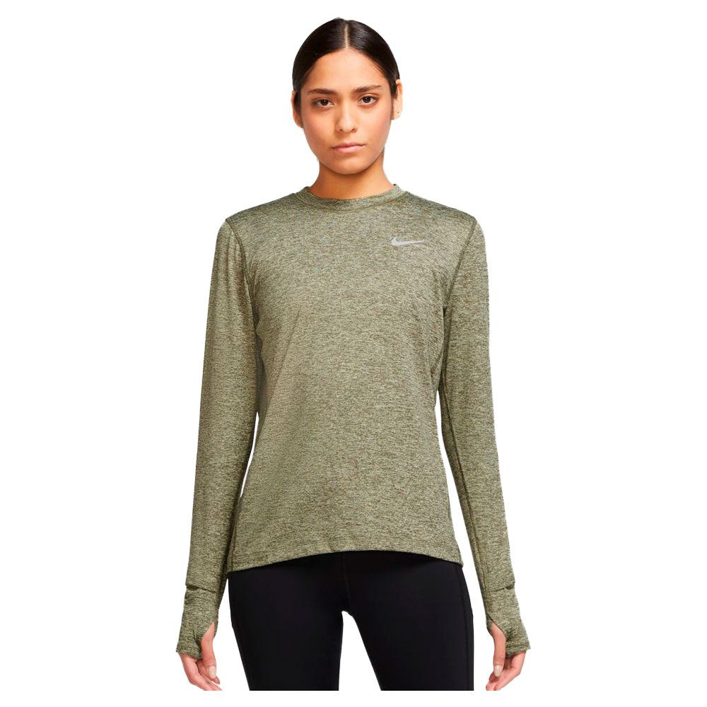 long sleeve green nike shirt