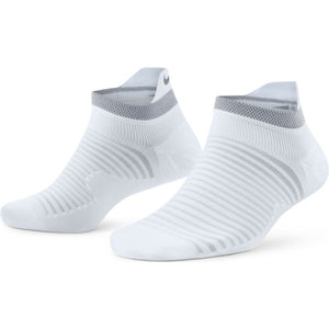 Nike Spark Lightweight No Show Run Sock (White/Reflective)