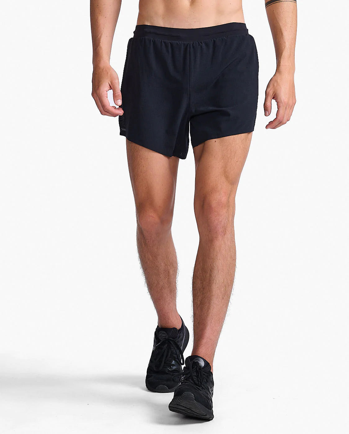 2XU Mens Light Speed 5” Stash Short (Black)