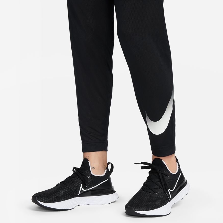 Nike Womens Swoosh Run Pant (Black/Reflective silver) – The Happy