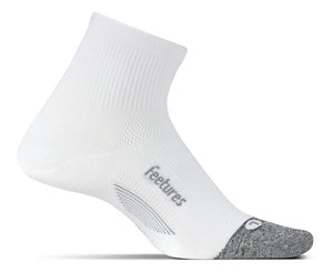 Feetures Elite Ultra Light Cushion Quarter Length (White)