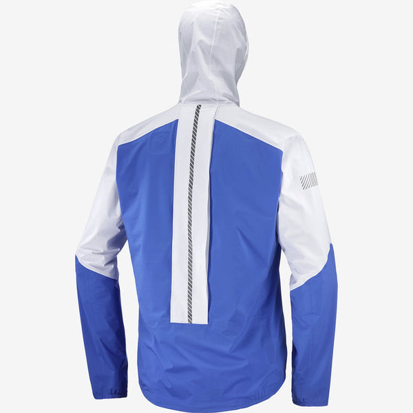Salomon M Bonatti Pro Trail Jacket (Nautical Blue/White)