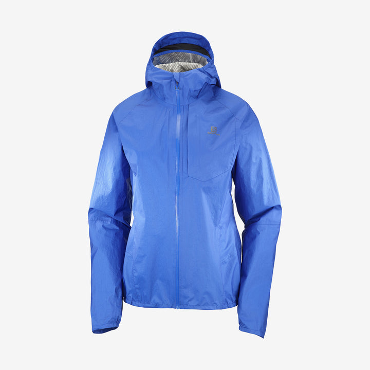 Salomon W Bonatti Waterproof Jacket (Nautical Blue)