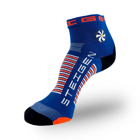 Steigen Unisex (5-12) 1/4 Length (Royal Blue/Orange)