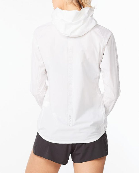 2XU W Light Speed WP Jacket (White/Reflective Silver)