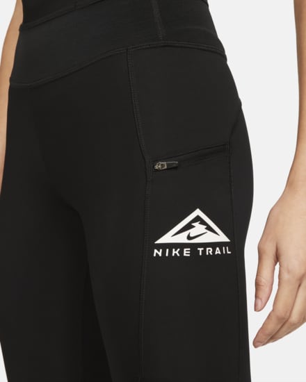 Nike Womens Epic Lux Trail Run Full Length Run Tight (Back)