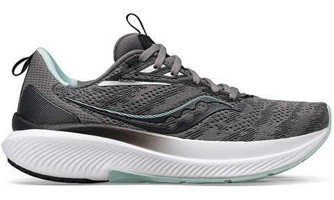 Saucony Womens Echelon 9 (D) (Charcoal/Ice Gris)